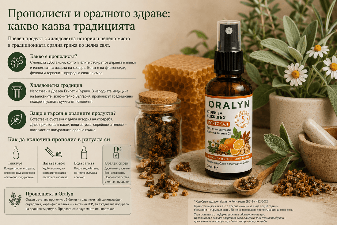 Прополисът и оралното здраве: какво казва традицията