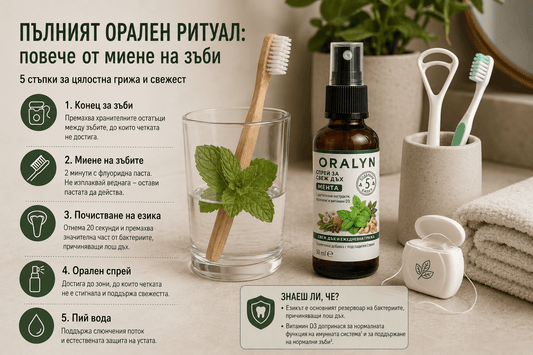 Ежедневната орална хигиена: защо четката не е достатъчна