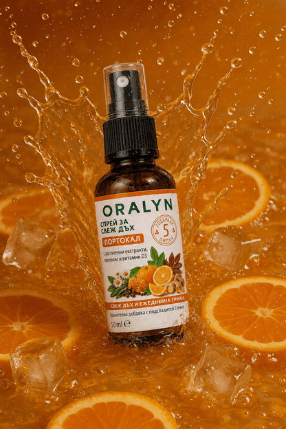 ORALYN - Билков спрей за свеж дъх и грижа за устната кухина